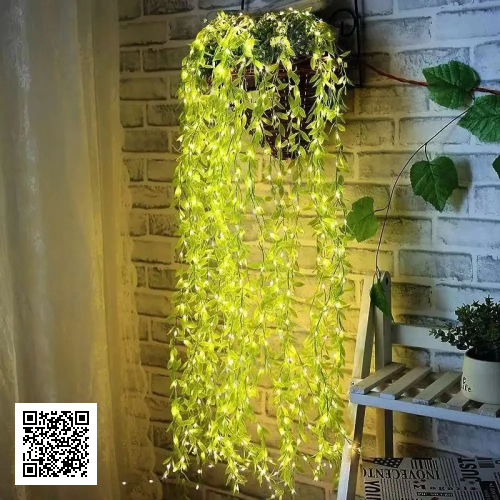 Гірлянда 200 Led зелена верба теплий білий SF-56
