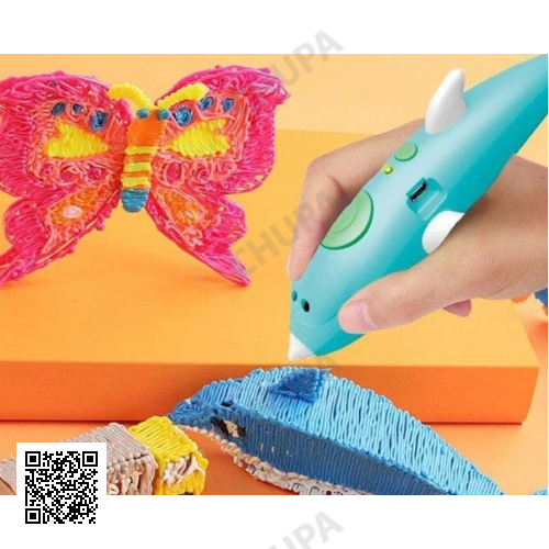 3D Ручка PEN-2 з LCD-дисплеєм + Пластик! Крута ручка для малювання!
