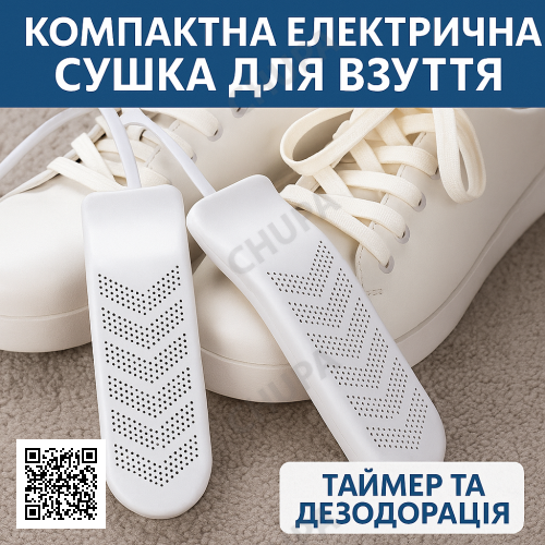 Компактная Электрическая Сушилка для Обуви YOUPIN 220В PTC, Таймером и Функцией Дезодорирования HP227