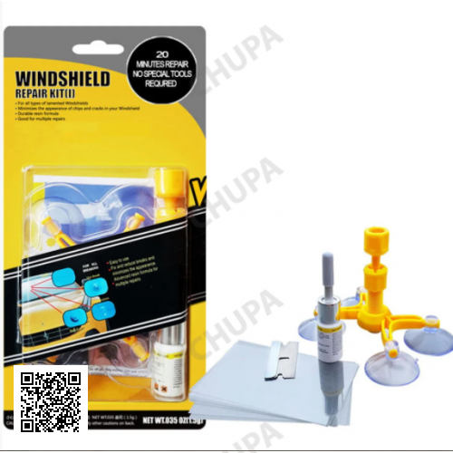 Полный набор для ремонта лобового стекла Sunroz Windshield Repair Kit