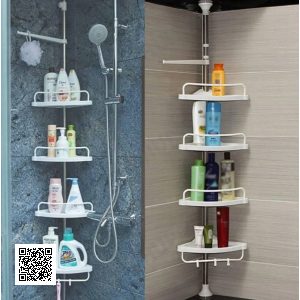 Кутова полиця для ванної кімнати Multi Corner Shelf Стійка Стелаж