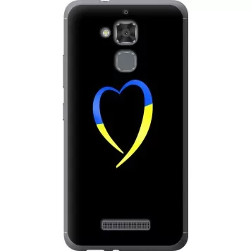 Чохол на Asus Zenfone 3 Max ZC520TL Жовто-блакитне серце