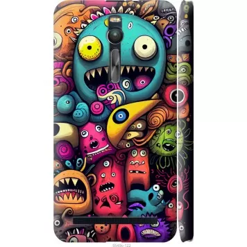 Чохол на Asus Zenfone 2 ZE551ML Смішні монстри
