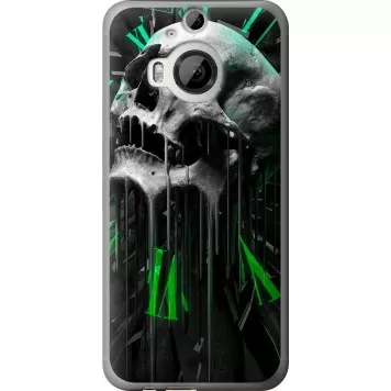 Чехол на HTC One M9 Plus Череп-часы
