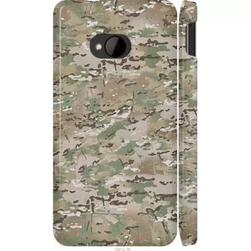 Чехол на HTC One M7 Камуфляж v5