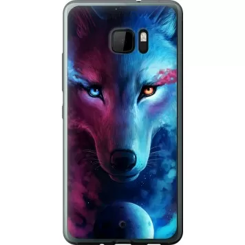 Чехол на HTC U Ultra Арт-волк