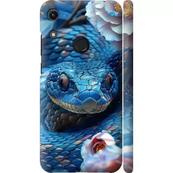 Чехол на Huawei Honor 8A Blue Snake