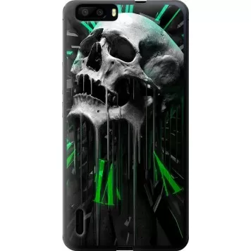 Чохол на Huawei Honor 6 Plus Череп-годинник