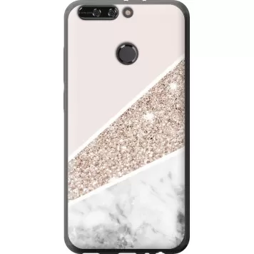 Чохол на Huawei Honor V9 / Honor 8 Pro Пастельний мармур