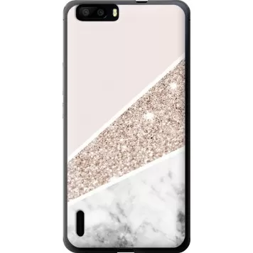 Чохол на Huawei Honor 6 Plus Пастельний мармур