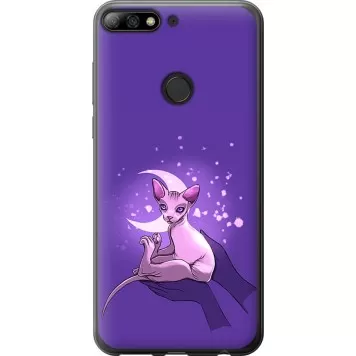 Чехол на Huawei Honor 7C Pro Кот2