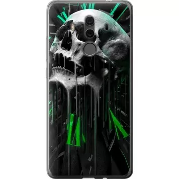 Чехол на Huawei Mate 10 Pro Череп-часы