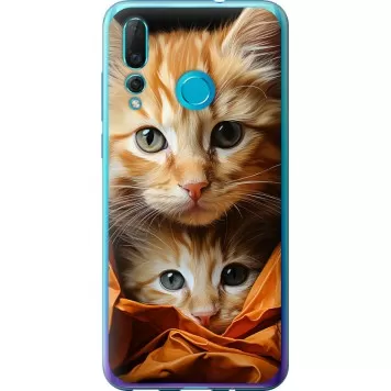 Чохол на Huawei Nova 4 Котики 2