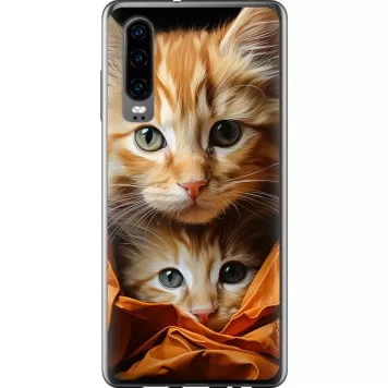 Чехол на Huawei P30 Котики 2