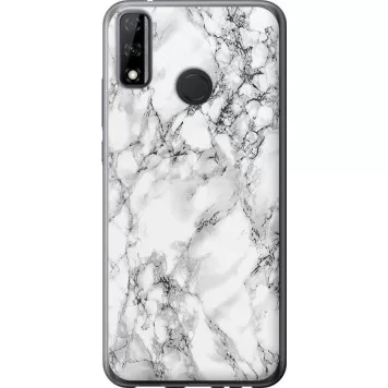 Чехол на Huawei P Smart 2020 Мрамор белый