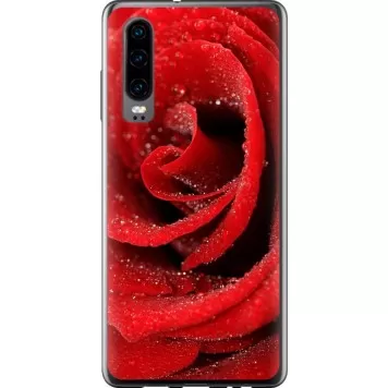 Чехол на Huawei P30 Красная роза