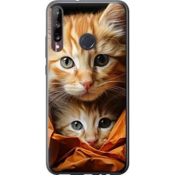 Чехол на Huawei P40 Lite E Котики 2