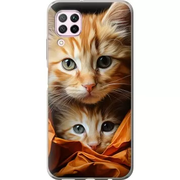 Чехол на Huawei P40 Lite Котики 2