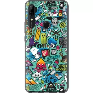 Чехол на Huawei P Smart Z Стикер бомбинг 1