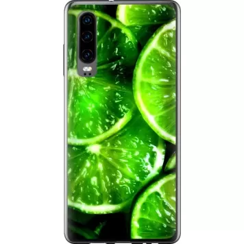 Чохол на Huawei P30 Зелені часточки лимона