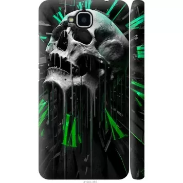 Чехол на Huawei Y6 Pro Череп-часы