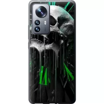 Чехол на Xiaomi 12 Pro Череп-часы