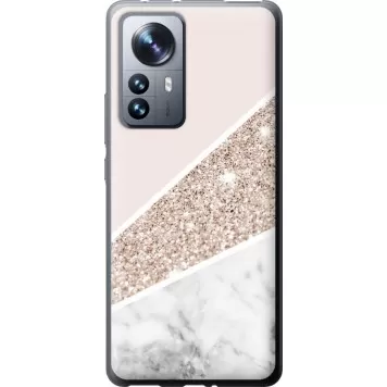 Чехол на Xiaomi 12 Pro Пастельный мрамор