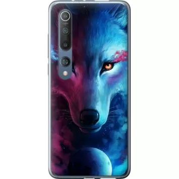 Чехол на Xiaomi Mi 10 Арт-волк