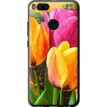 Чохол на Xiaomi Mi 5X Намальовані тюльпани