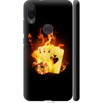Чехол на Xiaomi Mi Play Горящие карты
