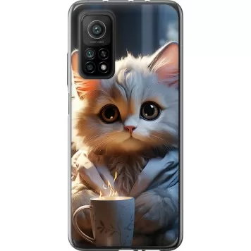 Чохол на Xiaomi Mi 10T Білий кіт