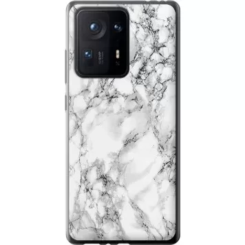 Чехол на Xiaomi Mix 4 Мрамор белый