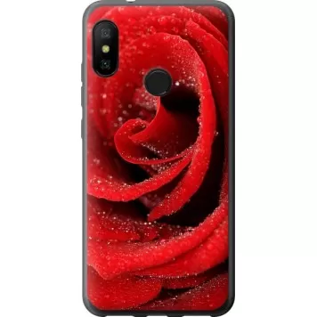 Чехол на Xiaomi Mi A2 Lite Красная роза