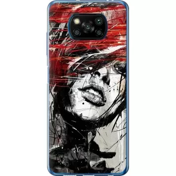 Чохол на Xiaomi Poco X3 Обличчя дівчини