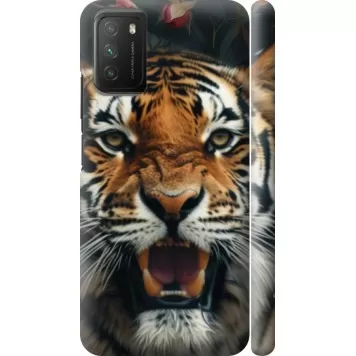 Чехол на Xiaomi Poco M3 Тигровое величие