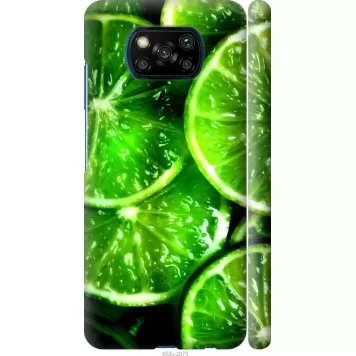 Чохол на Xiaomi Poco X3 Pro Зелені часточки лимона