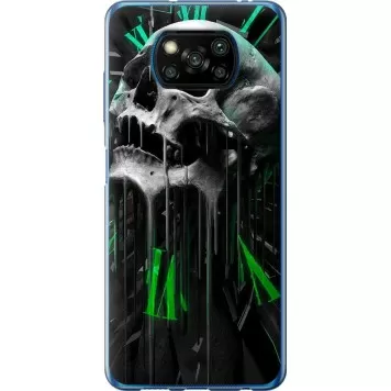 Чехол на Xiaomi Poco X3 Pro Череп-часы