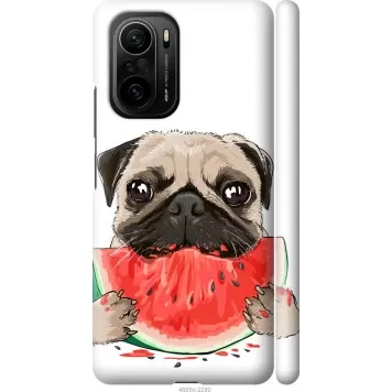 Чохол на Xiaomi Poco F3 Мопс і кавун