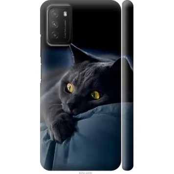 Чехол на Xiaomi Poco M3 Дымчатый кот