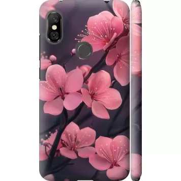 Чохол на Xiaomi Redmi Note 6 Pro Пурпурова сакура