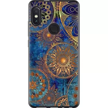 Чехол на Xiaomi Redmi Note 5 Золотой узор