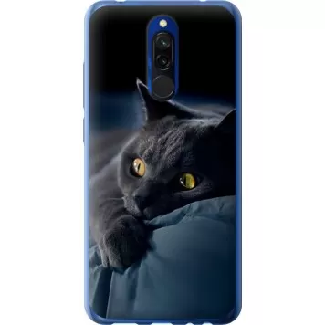 Чехол на Xiaomi Redmi 8 Дымчатый кот