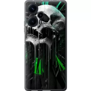 Чохол на Xiaomi Redmi Note 12 Turbo Череп-годинник
