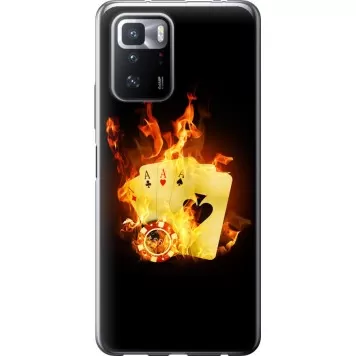 Чохол на Xiaomi Redmi Note 10 Pro 5G Палаючі карти