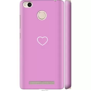 Чехол на Xiaomi Redmi 3x Сердце 2
