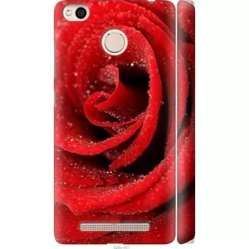 Чехол на Xiaomi Redmi 3x Красная роза