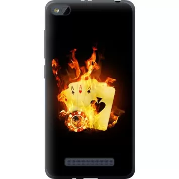 Чехол на Xiaomi RedMi 4A Горящие карты