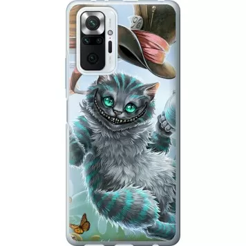 Чехол на Xiaomi Redmi Note 10 Pro Чеширский кот 2
