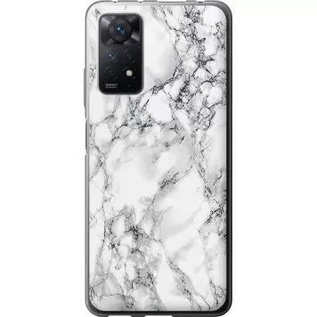 Чехол на Xiaomi Redmi Note 12 Pro Мрамор белый