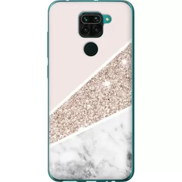 Чехол на Xiaomi Redmi Note 9 Пастельный мрамор